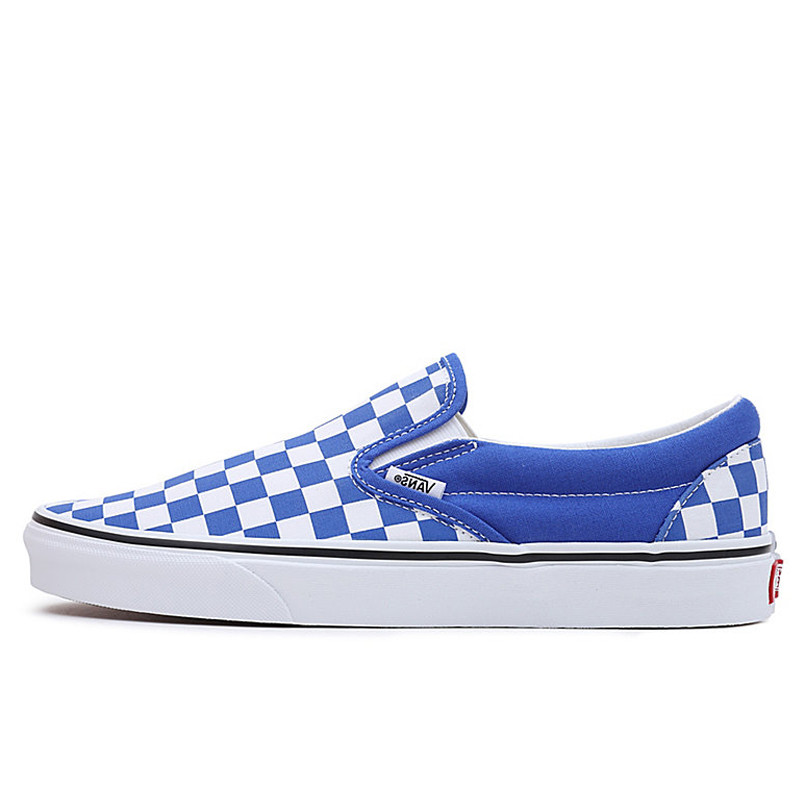 Beli Sepatu Sneakers Vans Color Theory Classic Slip-On Blue Original Vn0A7Q5D6Re