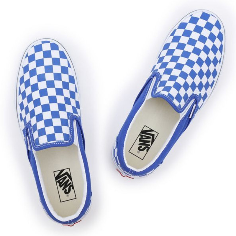 Jual Sepatu Sneakers Vans Color Theory Classic Slip-On Blue Original Vn0A7Q5D6Re - hoopspoint.com