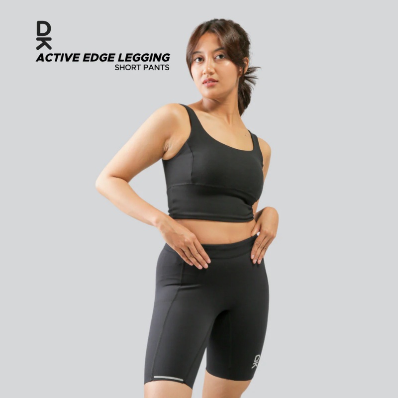 Jual Celana Lari Wanita Duraking Wmns Legging Compression Active Edge Black Original W-Dk-Leg-Active-Edge-001 - hoopspoint.com
