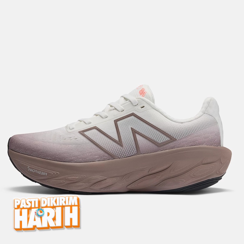 Jual Sepatu Lari Wanita New Balance Wmns Fresh Foam X 1080 V14 Earth Shadow With Reflection And Urgent Red Original W108014E - hoopspoint.com