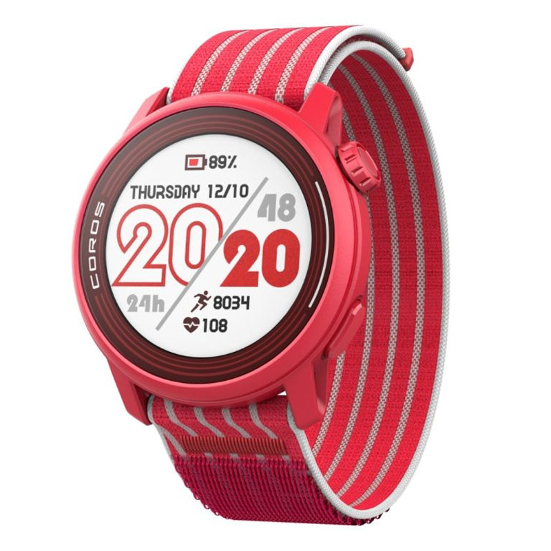 Jual Jam Tangan Lari Pria Coros Pace 3 Silicone Red Original Wpace3-Red - hoopspoint.com