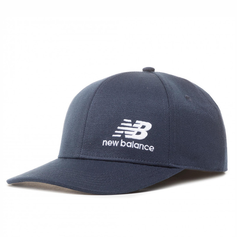 Jual Topi Sneakers New Balance Team Stacked Snapback Navy Original Mh934317 - hoopspoint.com