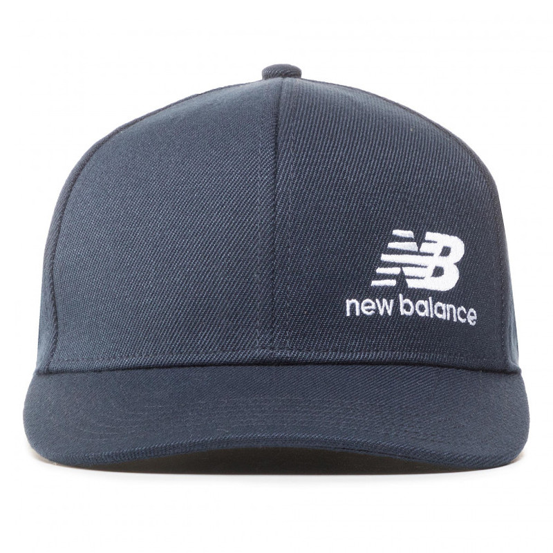 Jual Topi Sneakers New Balance Team Stacked Snapback Navy Original Mh934317 - hoopspoint.com