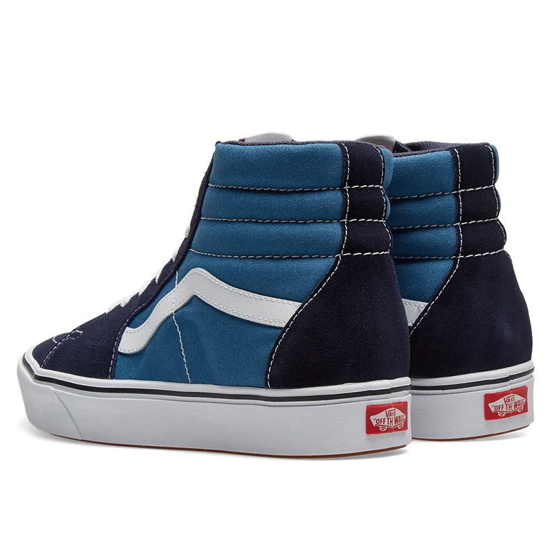 Jual Sepatu Sneakers Vans Comfycush Sk8-Hi Classic Navy Original Vn0A3Wmbvnt1 - hoopspoint.com