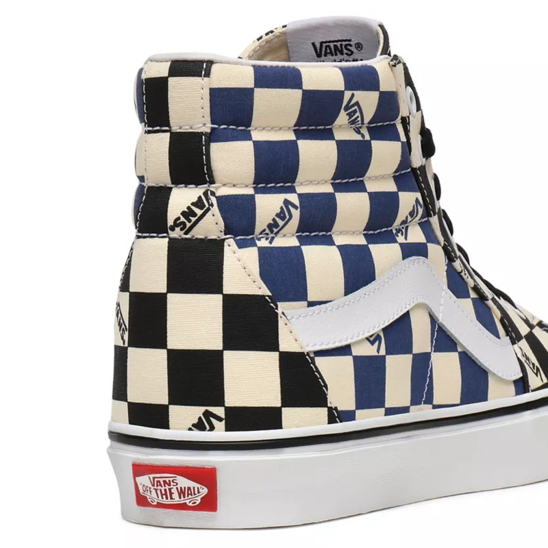 Jual Sepatu Sneakers Vans Sk8-Hi Big Check Black Navy Original Vn0A4U3Cwrt - hoopspoint.com