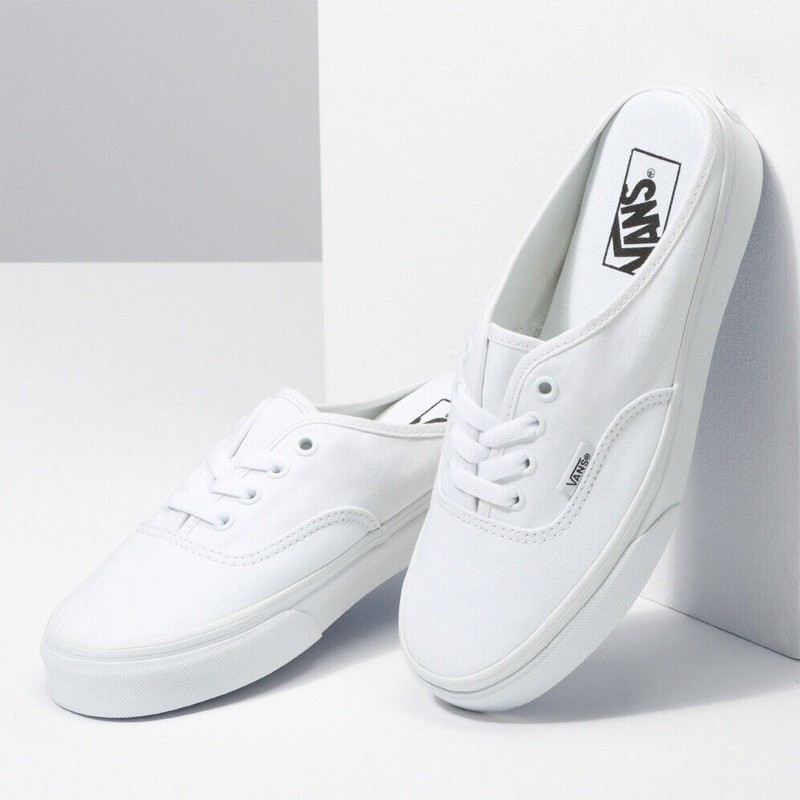 Jual Sepatu Sneakers Vans Authentic Mule White Original Vn0A54F7Qlz - hoopspoint.com