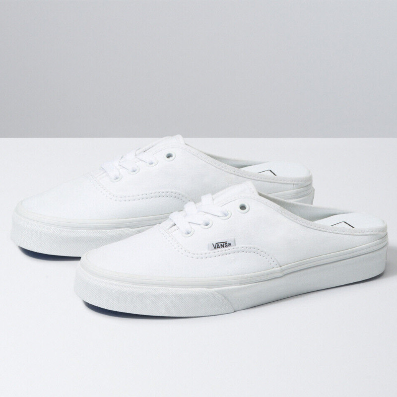 Jual Sepatu Sneakers Vans Authentic Mule White Original Vn0A54F7Qlz - hoopspoint.com