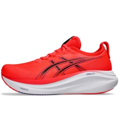 Beli Sepatu Lari Asics Gel-Nimbus 27 Flash Red - Black Original 1011B958.600