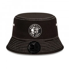 Beli Topi Sneakers New Era Brooklyn Nets Contrast Stitch Bucket Cap Black Original 12891399