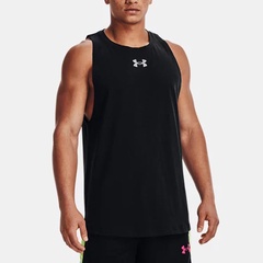 Beli Baju Training Under Armour Baseline Cotton Tank Sleeveless Top Black Original 1361901-003