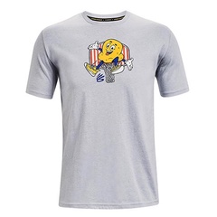 Beli Baju Sneakers Under Armour Curry Popcorn Short Sleeve Tee Grey Original 1362001-012