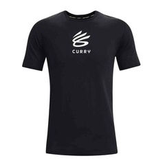 Beli Baju Sneakers Under Armour Curry Splash Tee Black Original 1362819-002