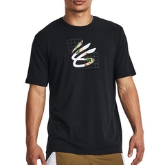 Beli Baju Sneakers Under Armour Curry Camp Short Sleeve Tee Black Original 1380361-001