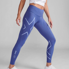 Beli Celana Lari Wanita 2Xu Wmns Light Speed Mid-Rise Compression Tights Blue Original 2Xuwa6523Bmh