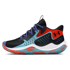 Beli Sepatu Basket Under Armour Ua Jet '23 Black Sky Blue Original 3026634-008