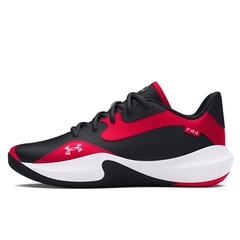 Beli Sepatu Basket Under Armour Ua Lockdown 7 Low Red Black Original 3027646-600