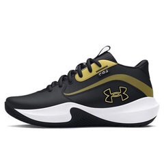Beli Sepatu Basket Anak Under Armour Ua Gs Lockdown 7 Metallic Gold Original 3028513-001