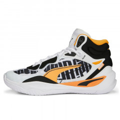Beli Sepatu Basket Puma Playmaker Pro Mid Block Party White Original 37832801