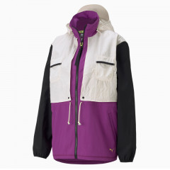 Beli Baju Training Wanita Puma Wmns First Mile Ss Woven Jacket Purple Original 52024617