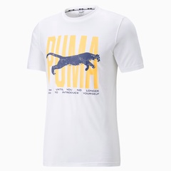 Beli Baju Basket Puma Box Out Short Sleeve Basketball Tee White Original 53648801