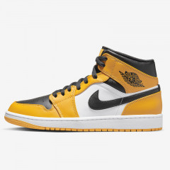 Beli Sepatu Sneakers Air Jordan Aj 1 Mid Yellow Original 554724-701