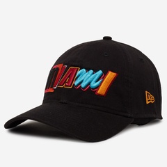 Beli Topi Basket New Era 920 Miami Heat City Edition Cap Black Original 60223768