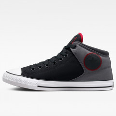 Beli Sepatu Sneakers Converse Chuck Taylor All Star High Street Reflective Mid Black Original A01425C