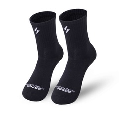 Beli Kaos Kaki Lari Aspro Mid Strike Socks Black Original Aspro-Midstrike-Socks-Blk