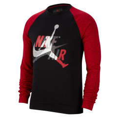 Beli Baju Basket Air Jordan Jumpman Classics Fleece Crew Black Gym Red Original Ck2848-010