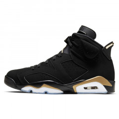 Beli Sepatu Basket Air Jordan Aj 6 Retro Dmp Black Metallic Gold Original Ct4954-007