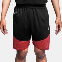 Beli Celana Basket Rechampx 2-Tone Basketball Shorts Black Red Original Cx-B100107-064