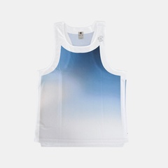 Beli Baju Lari Rechampx Race Tank Top White-Blue Original Cx-R020214-414