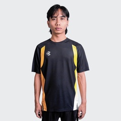 Beli Baju Lari Rechampx Race Short Sleeves Top Black Yellow Original Cx-R030214-701