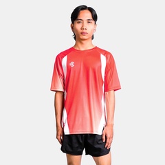 Beli Baju Lari Rechampx Race Short Sleeves Top Red - White Original Cx-R030314-610