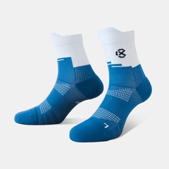 Beli Kaos Kaki Lari Rechampx Flw-Run Socks 1X White - Blue Original Cx-R270305-140