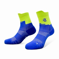 Beli Kaos Kaki Lari Rechampx Flw-Run Quarter Socks 1X Volt - Blue Original Cx-R270305-714