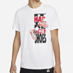 Beli Baju Basket Air Jordan The Shoes Tee White Original Dh8952-100