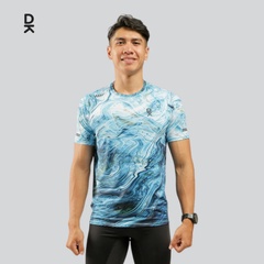 Beli Baju Lari Duraking Jersey Super Light Artflow Dark Blue Mist Original Dk-Ss-Artflow-421
