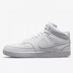 Beli Sepatu Sneakers Nike Court Vision Mid Next Nature Triple White Original Dn3577-100