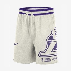 Beli Celana Basket Nike La Lakers Courtside Fleece Short White Original Dn4710-027