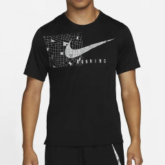 Beli Baju Lari Nike Dri-Fit Uv Miler Run Division Tee Black Original Dq6492-010