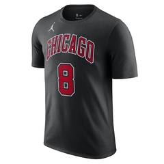 Beli Baju Basket Air Jordan Zach Lavine Chicago Bulls Statement Edition Tee Black Original Dv5765-015