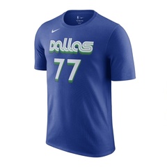 Beli Baju Basket Nike Luka Doncic Dallas Mavericks City Edition Tee Blue Original Dv5983-496