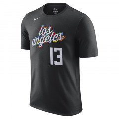 Beli Baju Basket Nike Paul George La Clippers City Edition Tee Black Original Dv5992-019