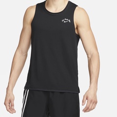 Beli Baju Lari Nike Dri-Fit Miler Running Tank Black Original Dx1549-010