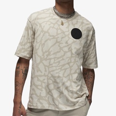 Beli Baju Basket Air Jordan Paris Saint-Germain Graphic Tee Light Bone Original Dz2911-072