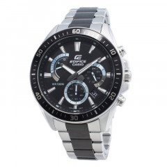 Beli Jam Tangan Sneakers Pria Casio Edifice Standard Chronograph Series Black Silver Original Efr-552Sbk-1Avudf