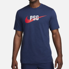 Beli Baju Sneakers Nike Paris Saint-Germain Swoosh Tee Midnight Navy Original Fd1040-410