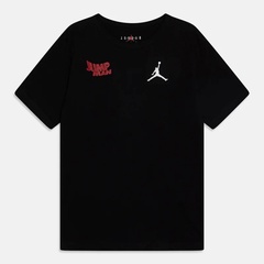 Beli Baju Basket Air Jordan Stack Crew Tee Black Original Fn6029-010