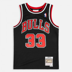 Beli Baju Basket Mitchell N Ness Chicago Bulls 97-98 Swingman Jersey Scottie Pippen Black Original Gs18151-Cbublck97Spi